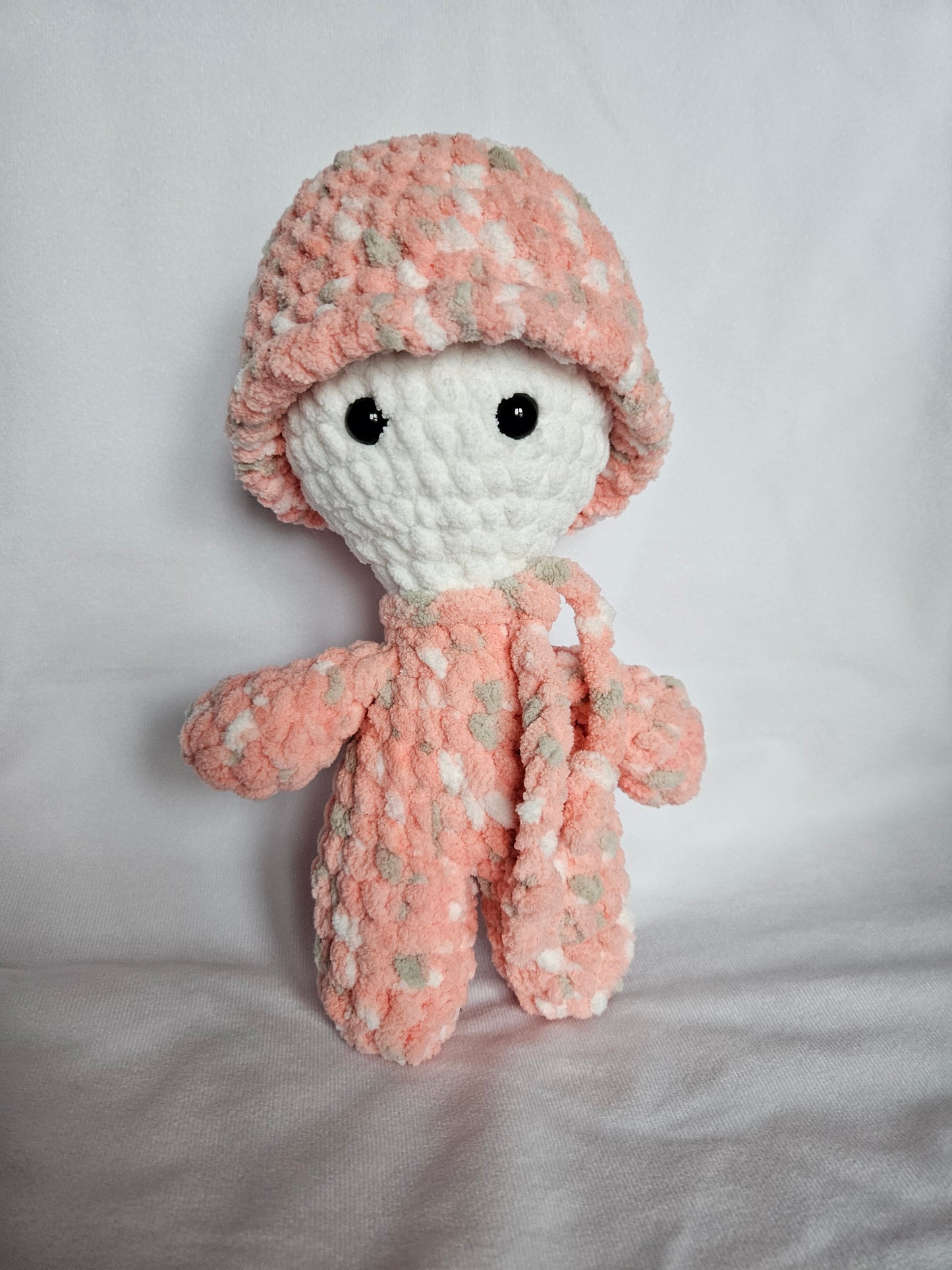 Crochet Fluffy Doll | Crochet Toy | Crochet Plushy - Peachy