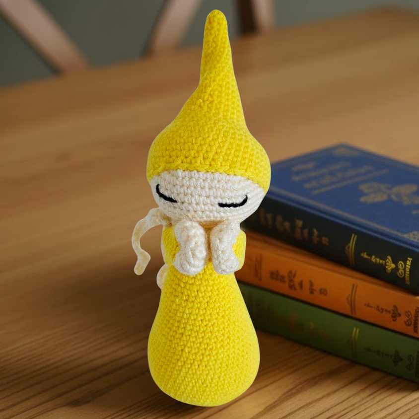 Crochet Prayer Doll | Crochet Toy - Yellow