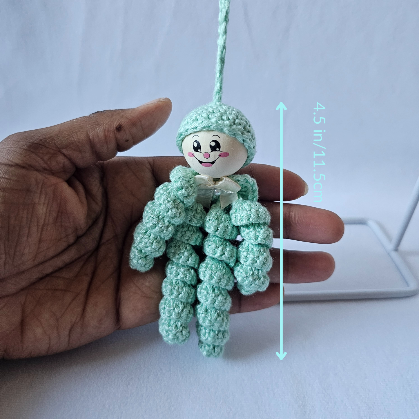 Crochet Keychain - Dangle Dude