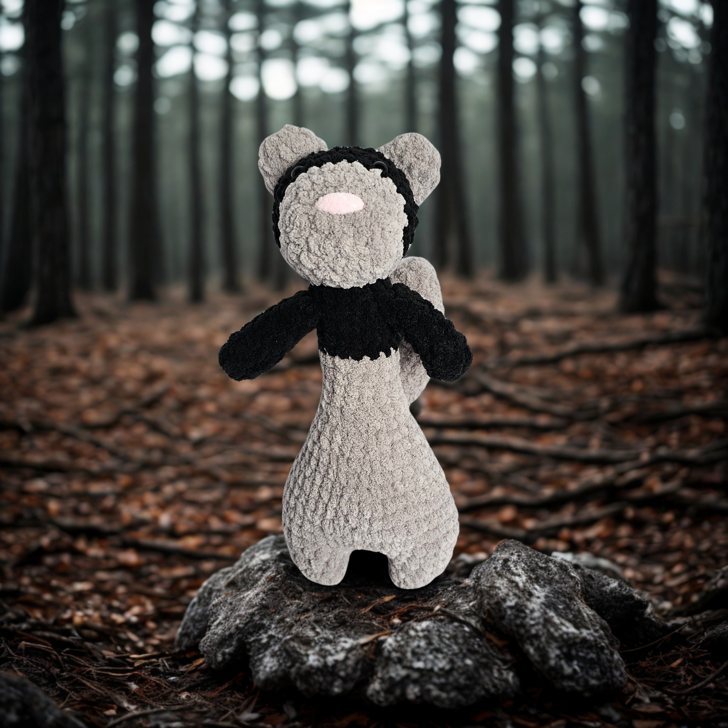 Soft Crochet Ferret Plushie