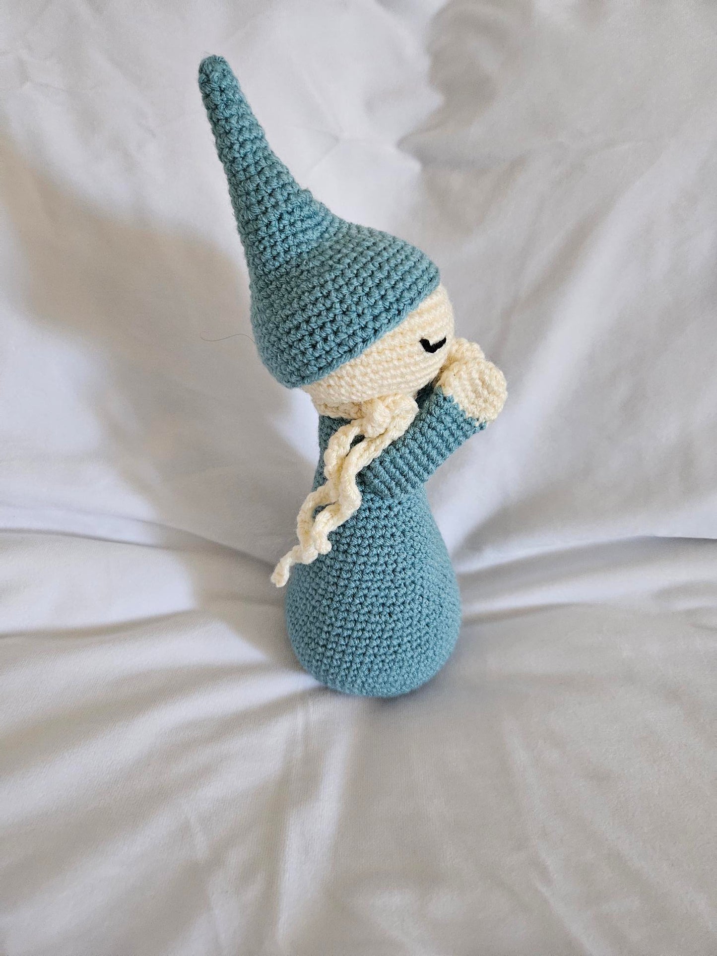 Crochet Prayer Doll | Crochet Toy - Teal