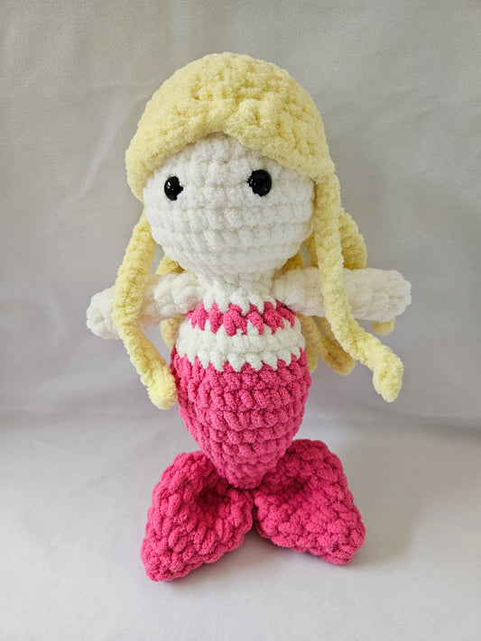 Mermaid with long hair