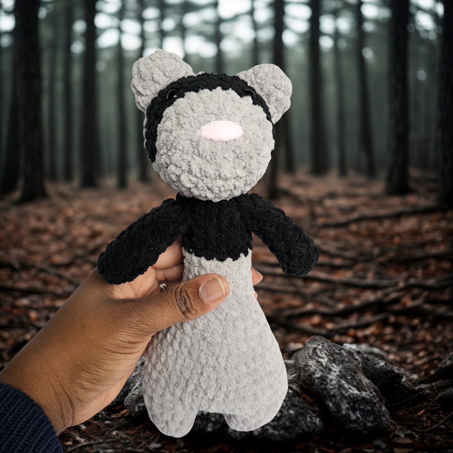 Soft Crochet Ferret Plushie