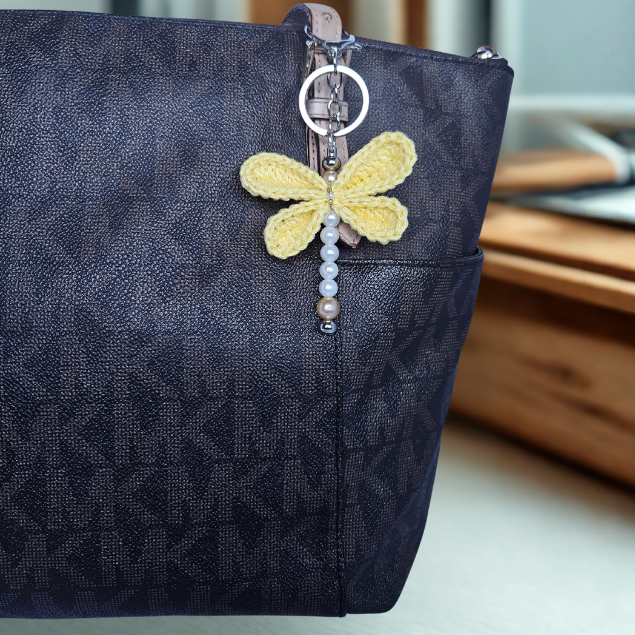 Dragonfly Keychain Bag Charm