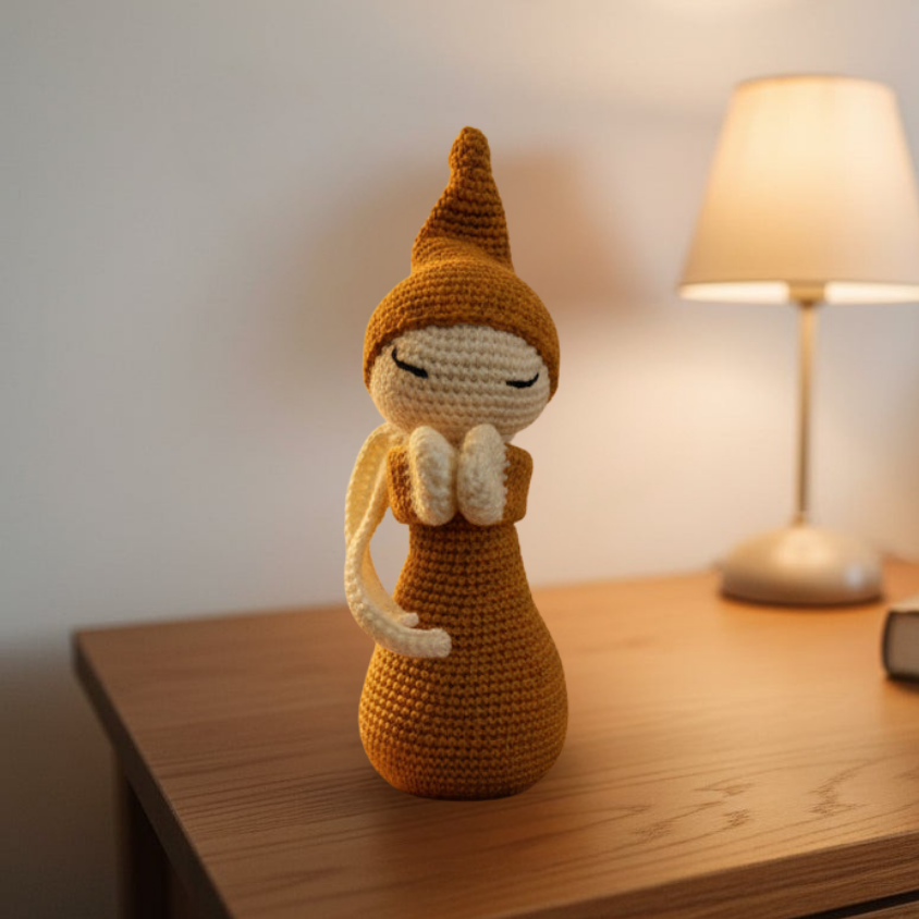 Crochet Prayer Doll | Crochet Toy - Dijon