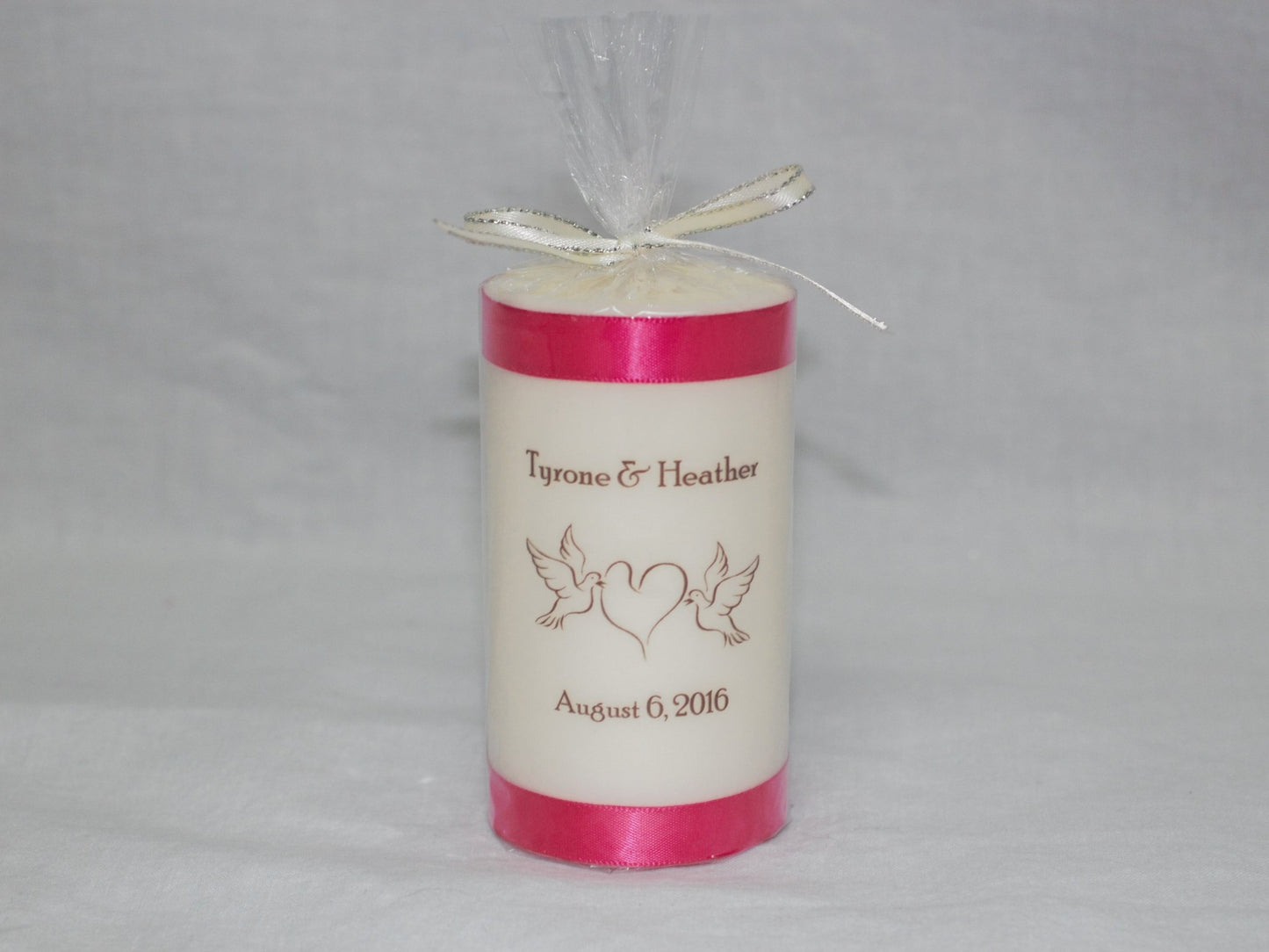 Pillar Candle Favour - Signature Scents and Designs